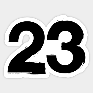 Number 23 | by PlayWork Sticker